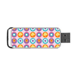 Chic Floral Pattern Portable Usb Flash (two Sides) by GardenOfOphir