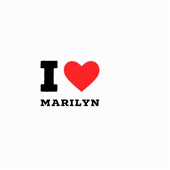 I Love Marilyn Small Garden Flag (two Sides) by ilovewhateva