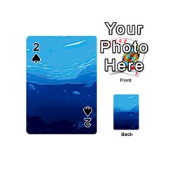 Ai Generated Ocean Sea Fish Underwater Water Playing Cards 54 Designs (mini)