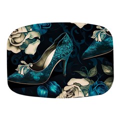 Glass Slipper Blues Fairytale Mini Square Pill Box