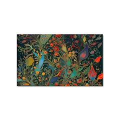 Ai Generated Flowers Trees Forest Mystical Forest Sticker (rectangular)