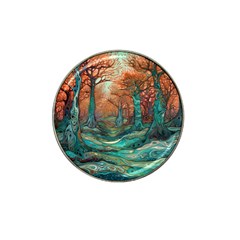 Ai Generated Tree Forest Mystical Forest Nature Hat Clip Ball Marker (4 Pack) by Ravend