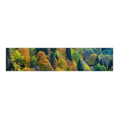 Forest Trees Leaves Fall Autumn Nature Sunshine Velvet Scrunchie