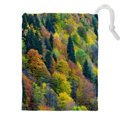 Forest Trees Leaves Fall Autumn Nature Sunshine Drawstring Pouch (4xl)