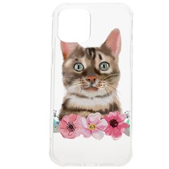 Watercolor Cat Iphone 12 Pro Max Tpu Uv Print Case by SychEva