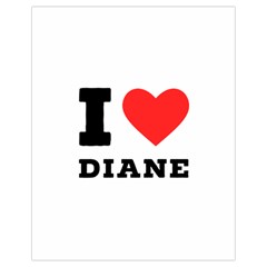 I Love Diane Drawstring Bag (small) by ilovewhateva