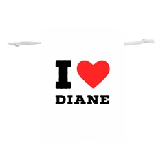 I Love Diane Lightweight Drawstring Pouch (l) by ilovewhateva