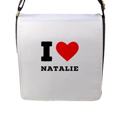I Love Natalie Flap Closure Messenger Bag (l) by ilovewhateva
