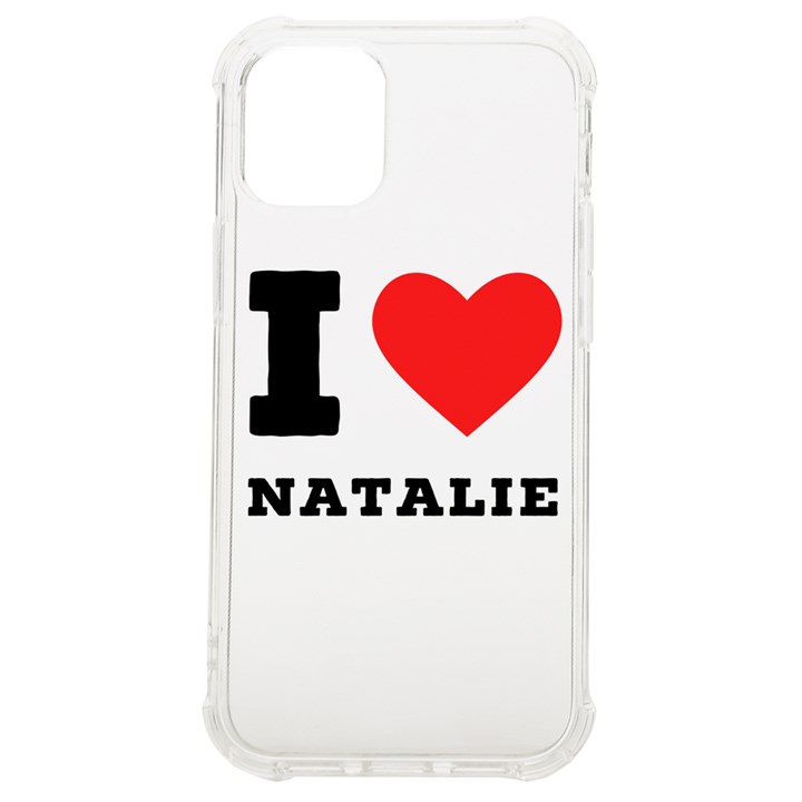 I love natalie iPhone 12 mini TPU UV Print Case	