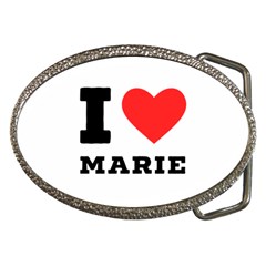 I Love Marie Belt Buckles by ilovewhateva