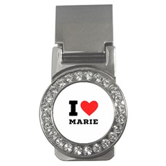 I Love Marie Money Clips (cz)  by ilovewhateva