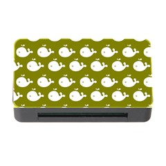 Cute Whale Illustration Pattern Memory Card Reader With Cf by GardenOfOphir