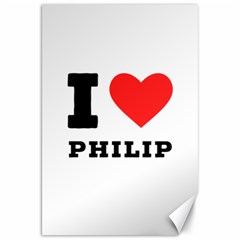 I Love Philip Canvas 20  X 30  by ilovewhateva