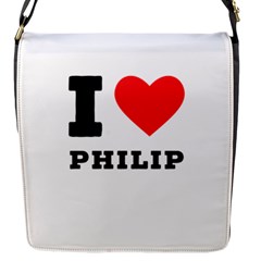 I Love Philip Flap Closure Messenger Bag (s) by ilovewhateva