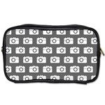 Modern Chic Vector Camera Illustration Pattern Toiletries Bag (One Side)