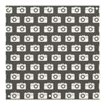 Modern Chic Vector Camera Illustration Pattern Banner and Sign 3  x 3 