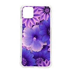 Pattern Floral Flora Flower Flowers Blue Violet Patterns Iphone 11 Pro Max 6 5 Inch Tpu Uv Print Case