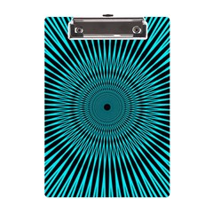 Illusion Geometric Background A5 Acrylic Clipboard by Jancukart