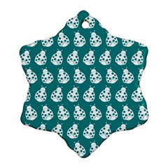 Ladybug Vector Geometric Tile Pattern Ornament (snowflake) by GardenOfOphir