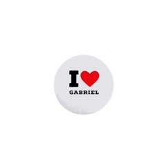 I Love Gabriel 1  Mini Buttons by ilovewhateva