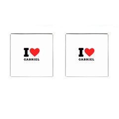 I Love Gabriel Cufflinks (square) by ilovewhateva