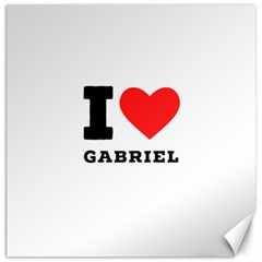 I Love Gabriel Canvas 16  X 16  by ilovewhateva