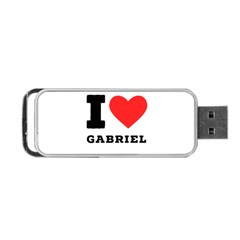 I Love Gabriel Portable Usb Flash (one Side) by ilovewhateva