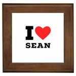 I love sean Framed Tile