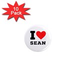 I love sean 1  Mini Magnet (10 pack) 
