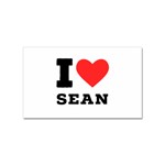 I love sean Sticker (Rectangular)