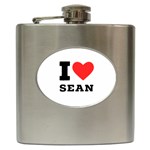 I love sean Hip Flask (6 oz)