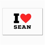 I love sean Postcards 5  x 7  (Pkg of 10)