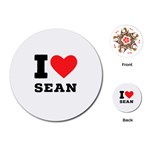 I love sean Playing Cards Single Design (Round)