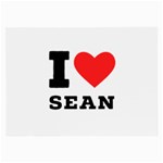 I love sean Large Glasses Cloth