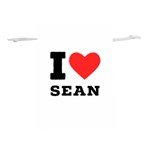 I love sean Lightweight Drawstring Pouch (L)