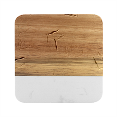 Feather Marble Wood Coaster (square) by nateshop