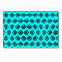 Abstract Knot Geometric Tile Pattern Postcard 4 x 6  (pkg Of 10) by GardenOfOphir