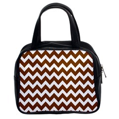 Chevron Pattern Gifts Classic Handbag (two Sides) by GardenOfOphir