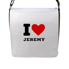 I Love Jeremy  Flap Closure Messenger Bag (l) by ilovewhateva
