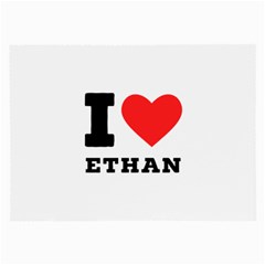 I Love Ethan Large Glasses Cloth (2 Sides) by ilovewhateva