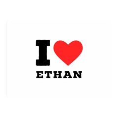 I Love Ethan Two Sides Premium Plush Fleece Blanket (mini) by ilovewhateva