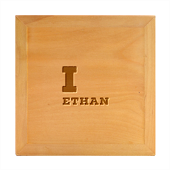 I Love Ethan Wood Photo Frame Cube by ilovewhateva