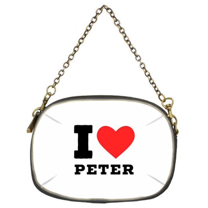 I love peter Chain Purse (Two Sides)