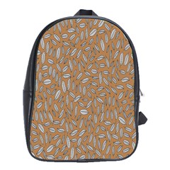 Leaves-013 School Bag (xl) by nateshop