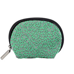 Leaves-015 Accessory Pouch (small) by nateshop