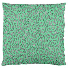 Leaves-015 Large Premium Plush Fleece Cushion Case (two Sides) by nateshop