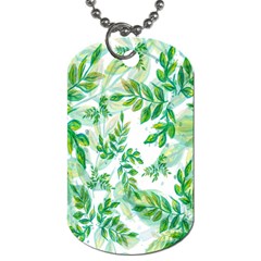 Leaves-37 Dog Tag (two Sides) by nateshop