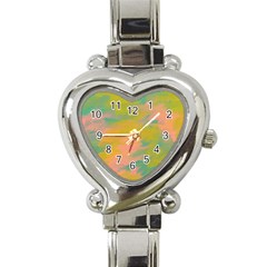 Paint-19 Heart Italian Charm Watch by nateshop