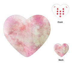 Pink-010 Playing Cards Single Design (heart) by nateshop