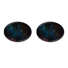 Space-02 Cufflinks (oval) by nateshop